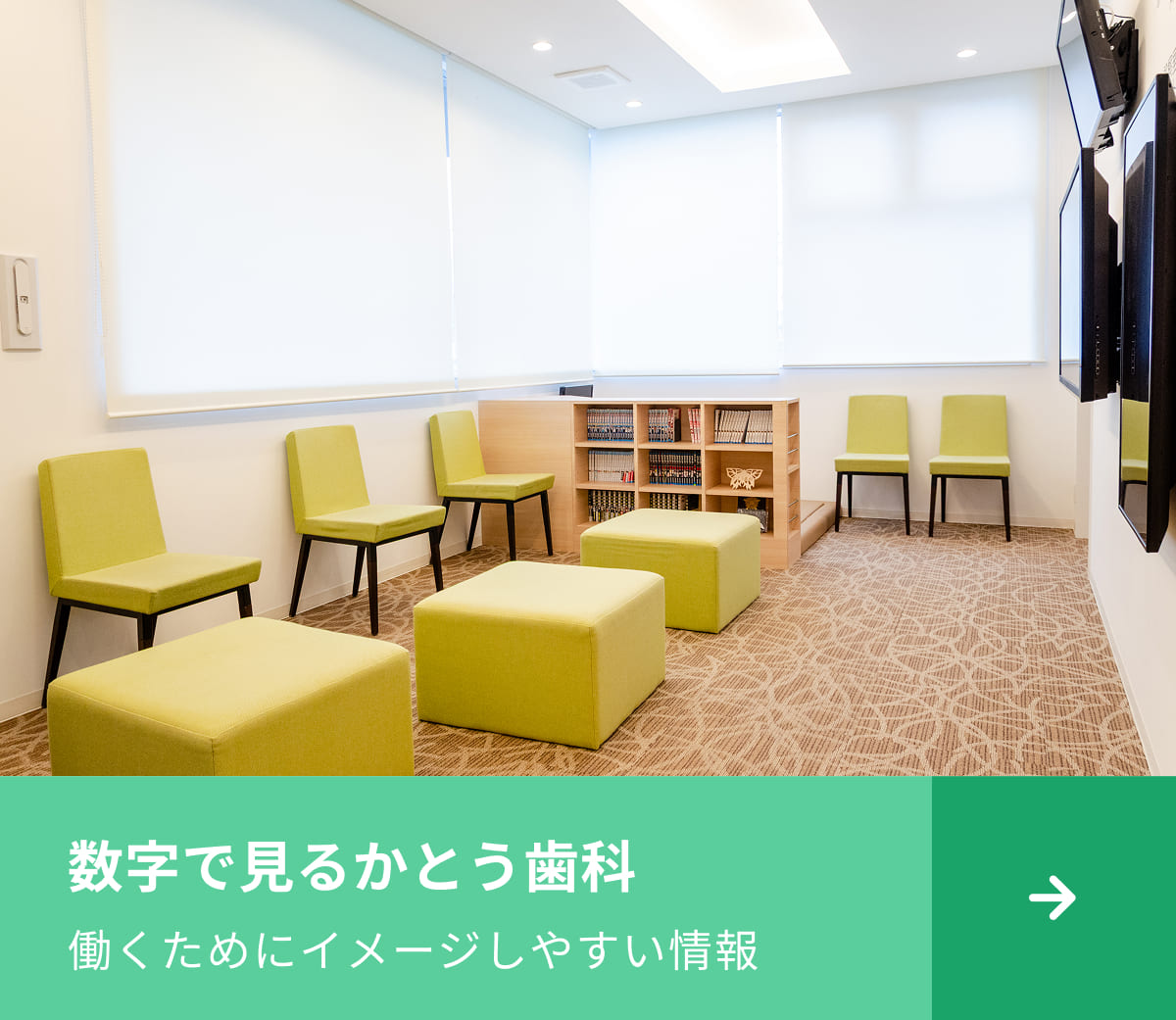数字で見るかとう歯科